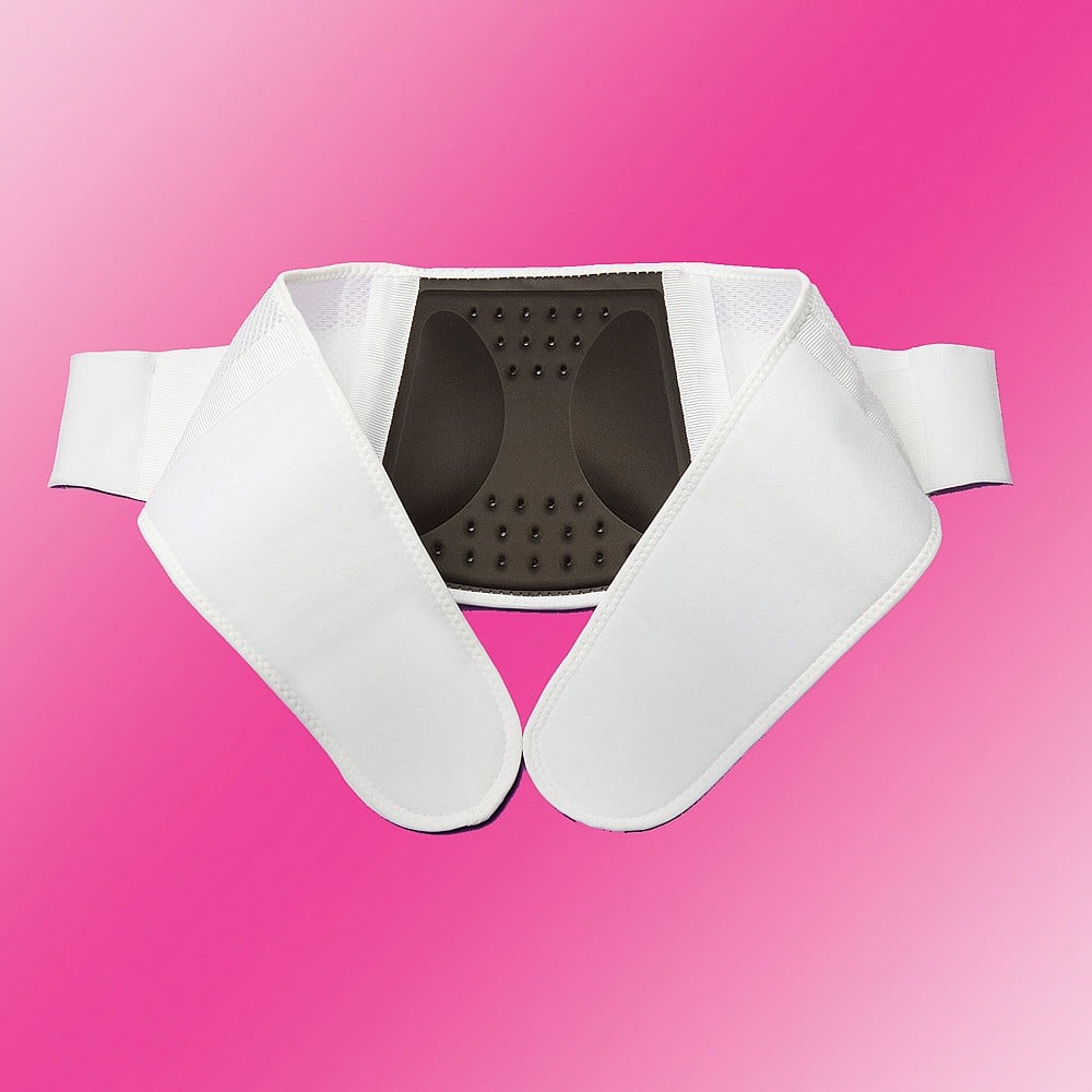 Adjustable Lumbar Back Support target aching muscles.