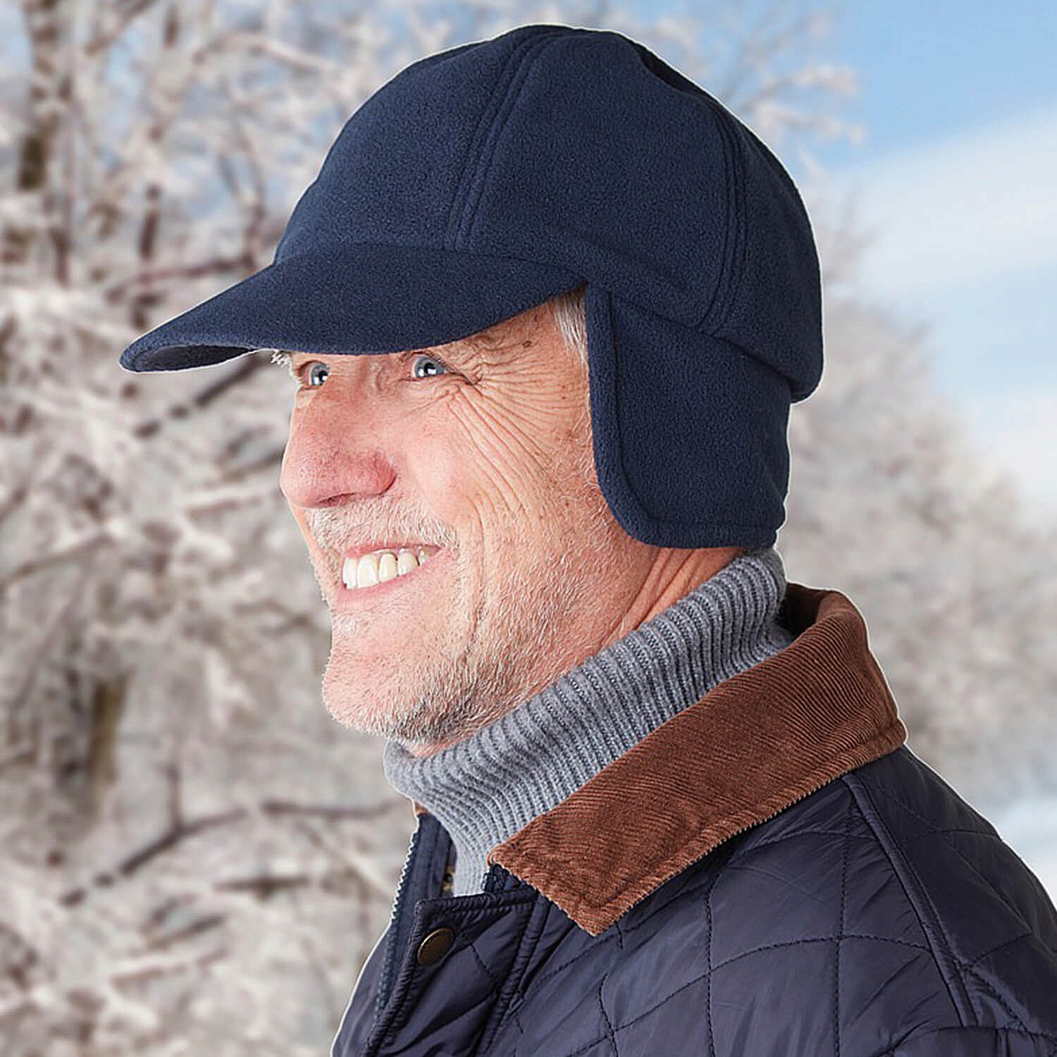 baseball cap that covers ears