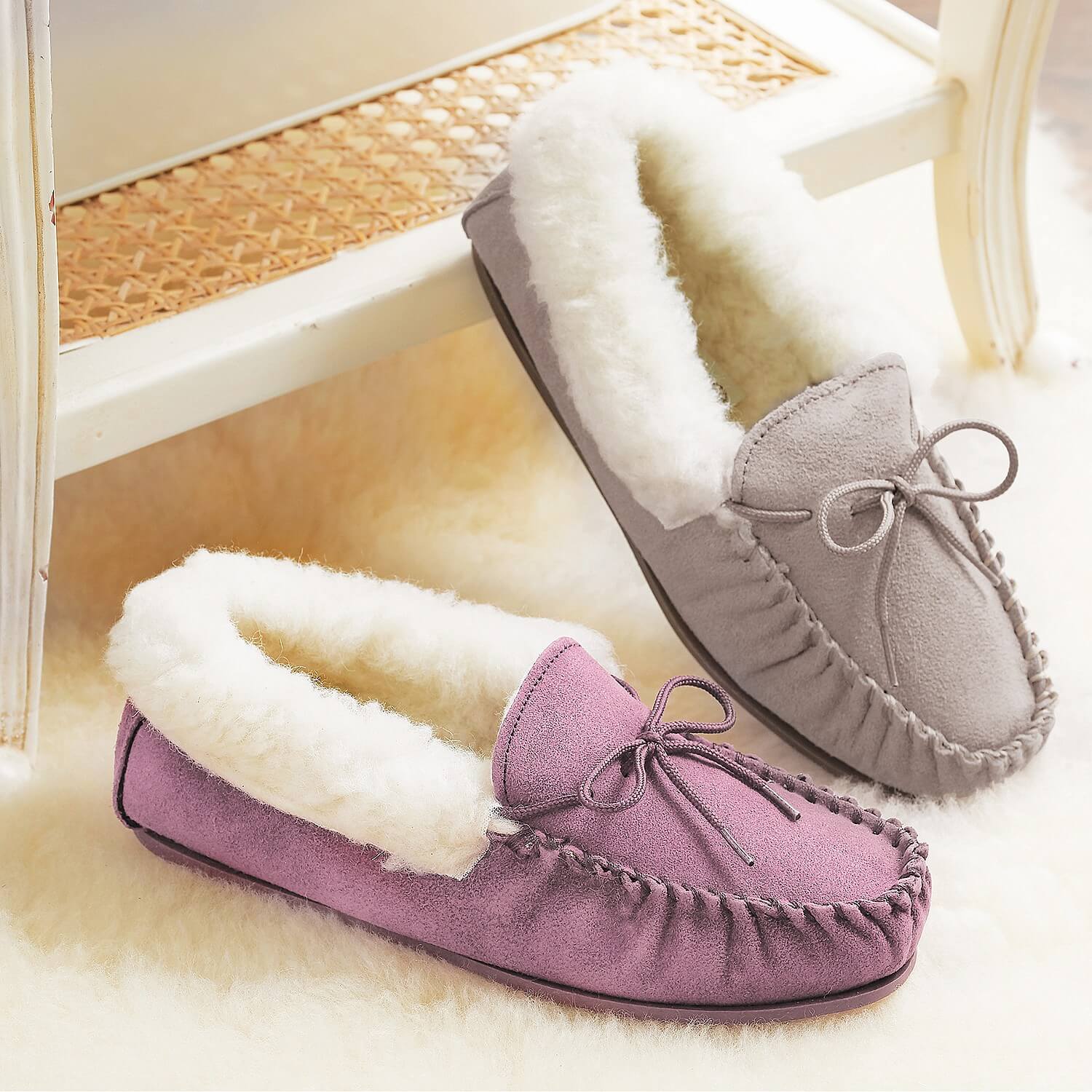 ladies suede moccasin shoes uk