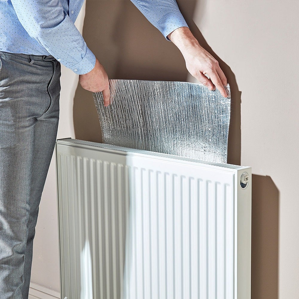 Radiator Heat Reflectors reflect heat back into the room.