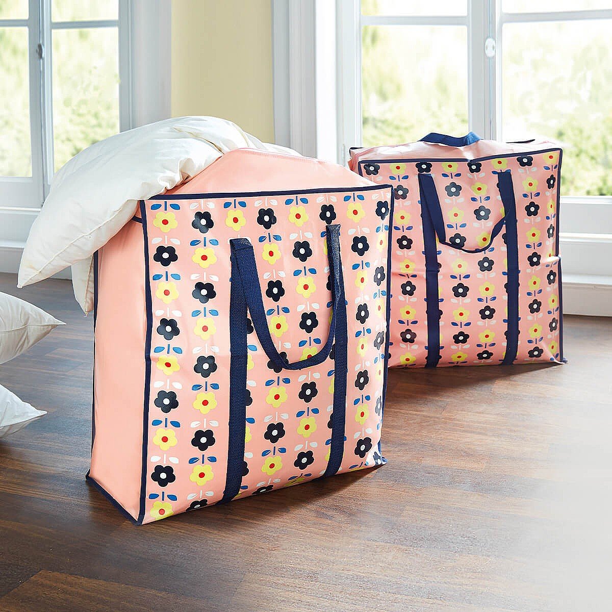 2 Pk Duvet Bags Keep blankets and duvets fresh & dustfree