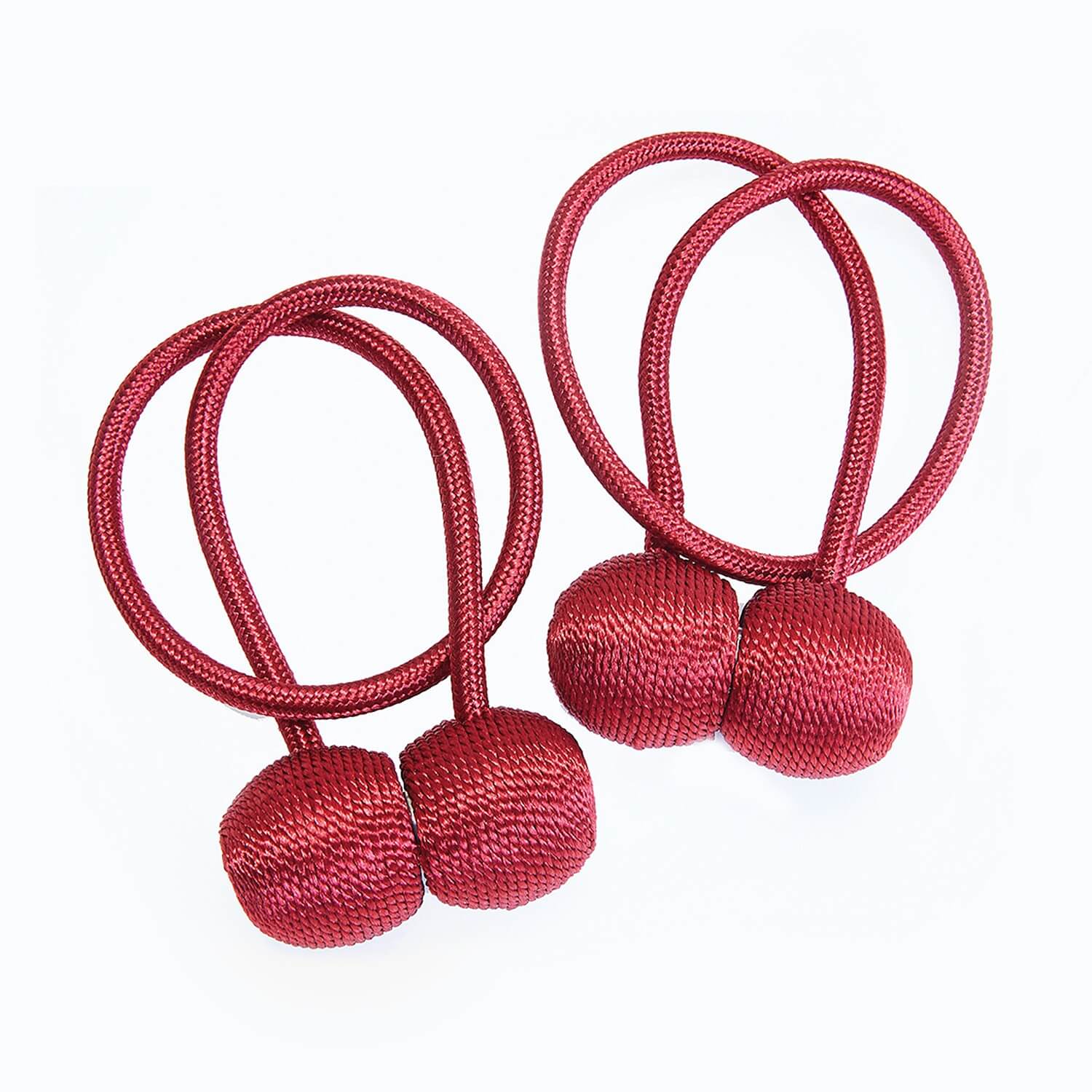 Magnetic Curtain Tie Back Red - 3 For The Price Of 2