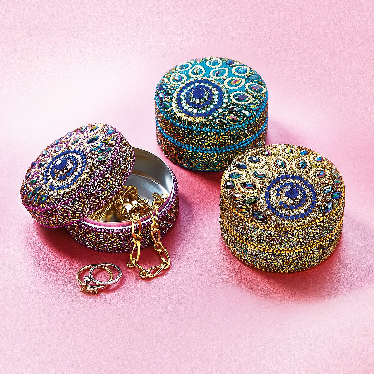 Set of 3 Trinket Boxes Coopers of Stortford