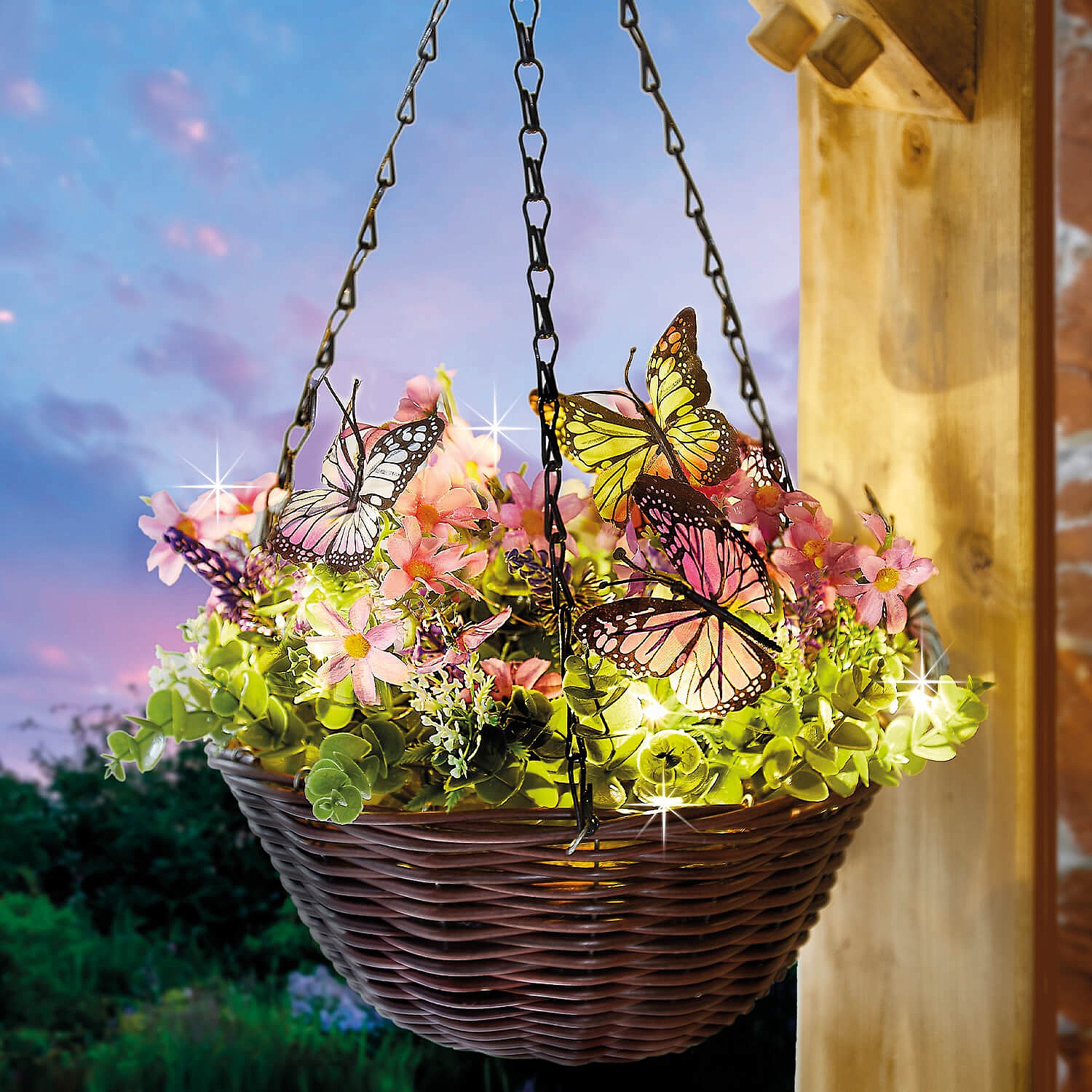 Light-Up Butterfly Hanging Basket - Buy 2 & Save £5