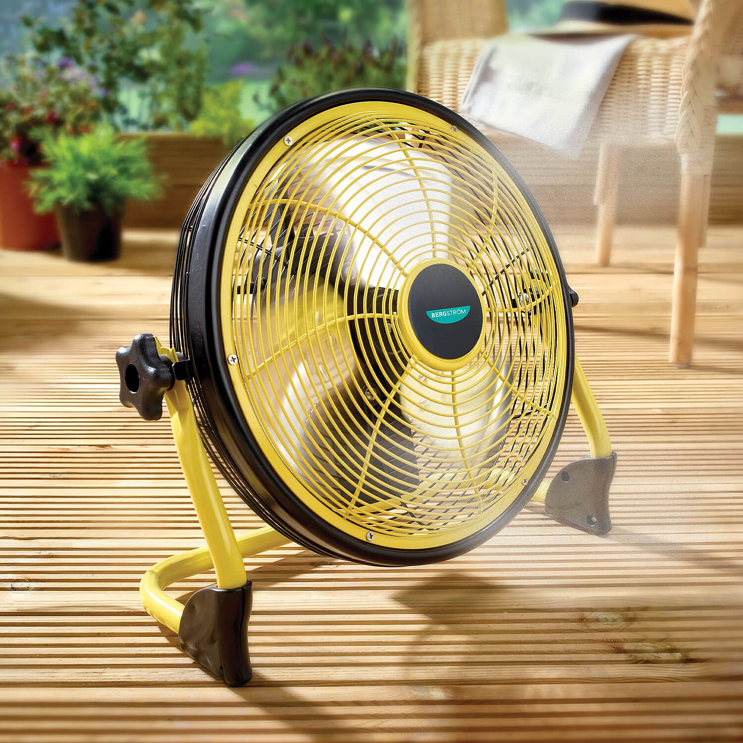High-Velocity Cordless Rechargeable Fan
