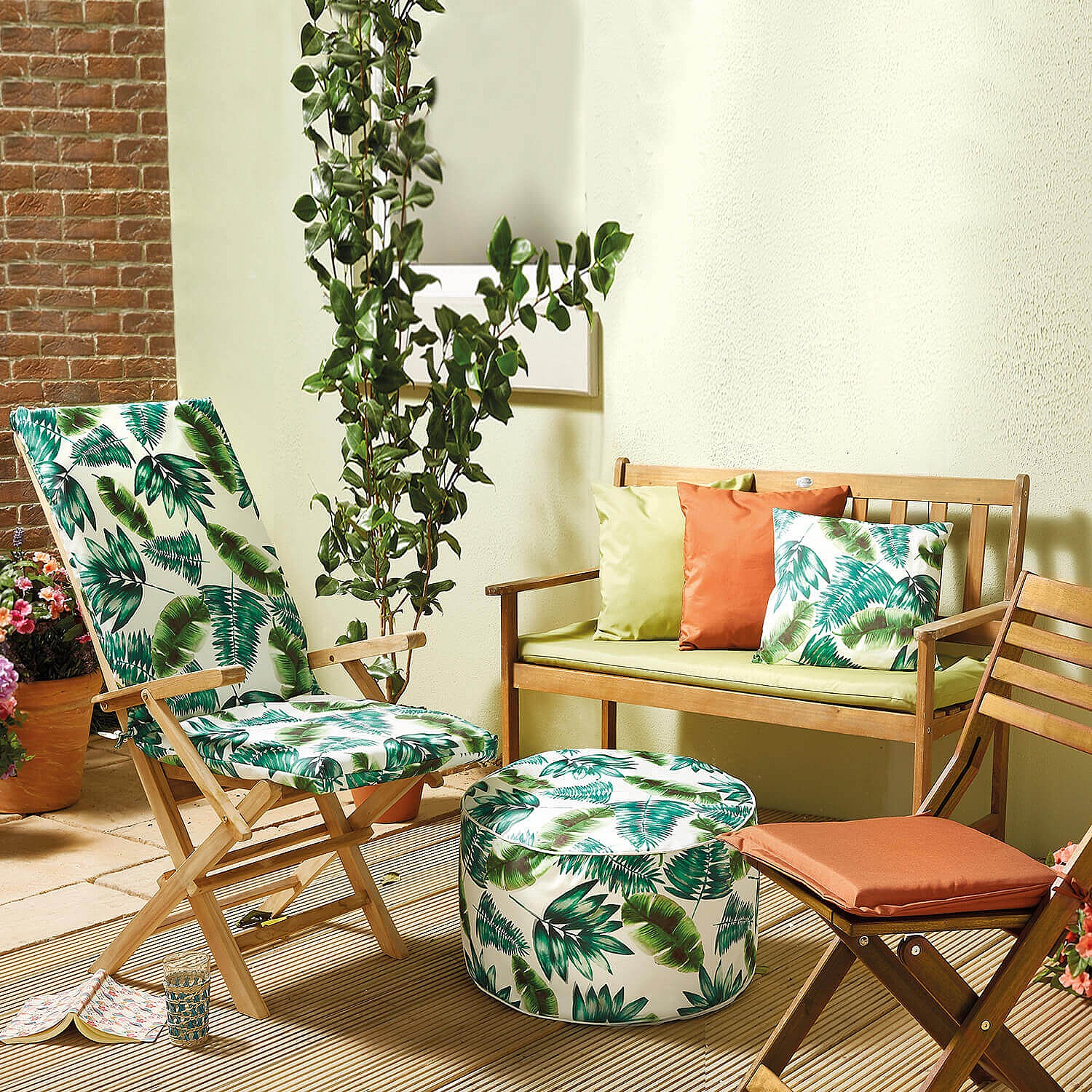 Floral Outdoor Furniture Cushions - Buy 2 & Save £5