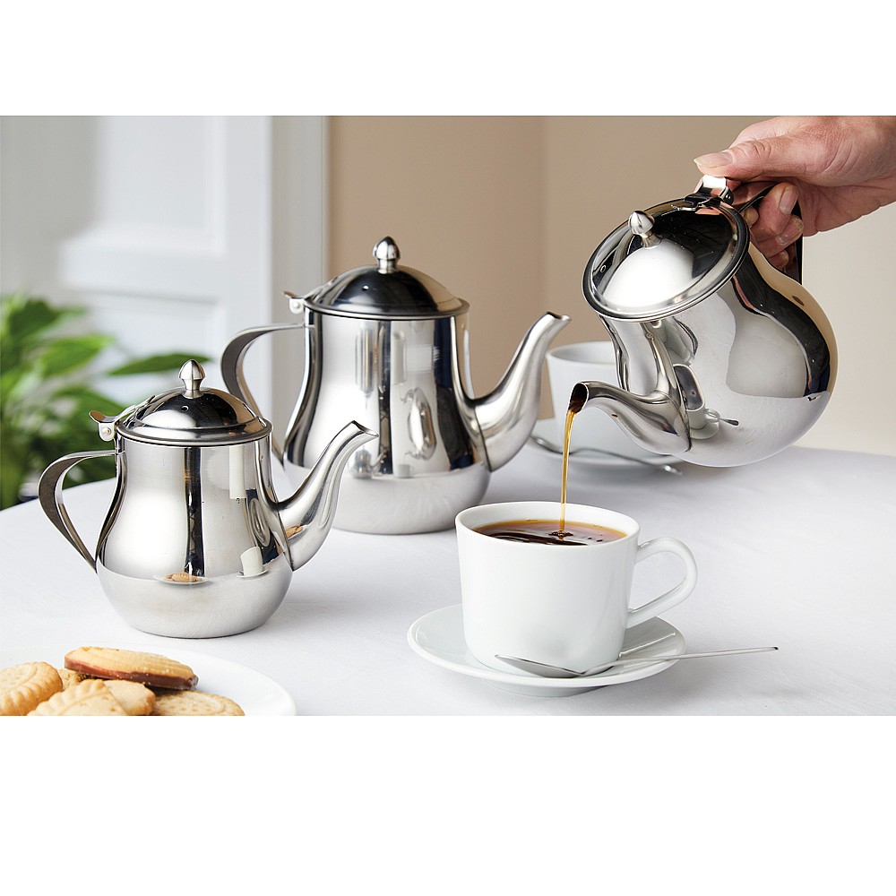 Stainless Steel Dripless Teapot Coopers of Stortford