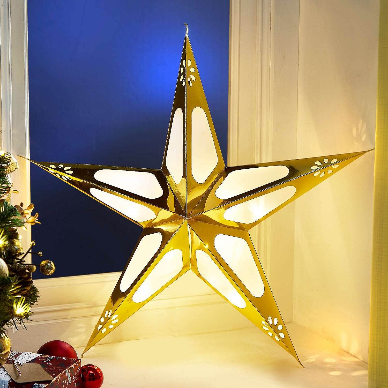 Lighted Star Of Bethlehem