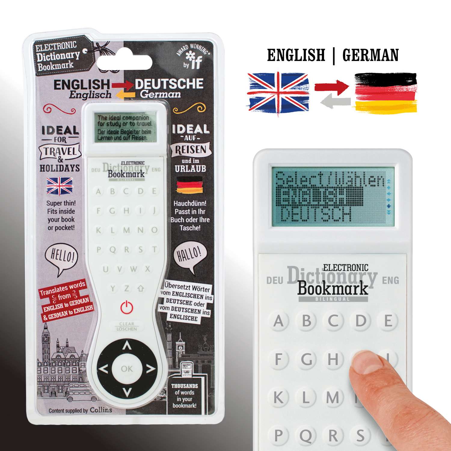 Image of German Electronic Dictionary Bookmark Translation