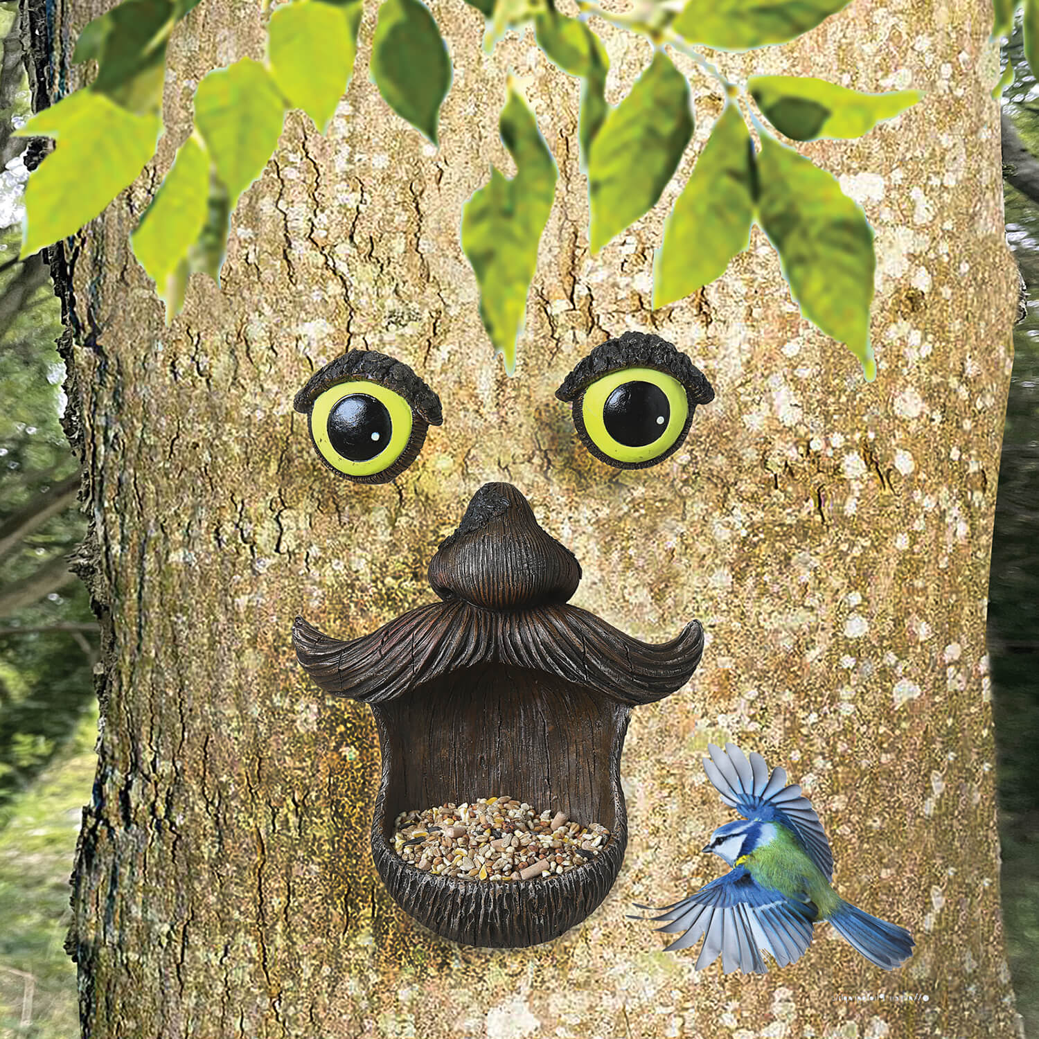 Tree Face Bird Feeder