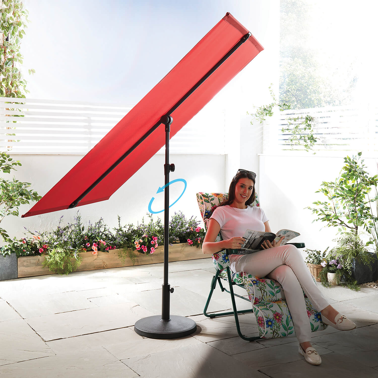 360° Rotating Sun Screen