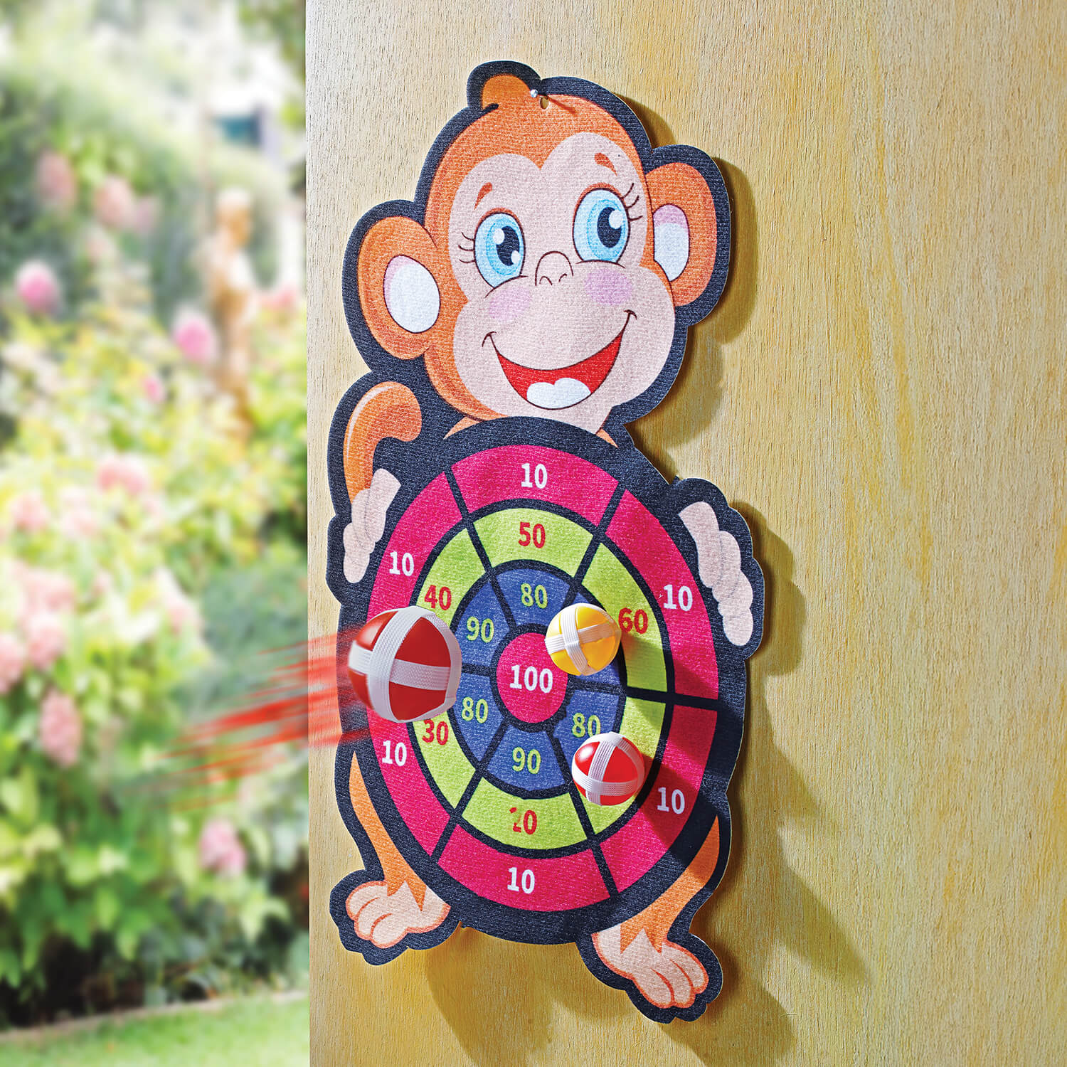 Image of Hook-and-Loop Kids Target Ball Game H44&hellip;
