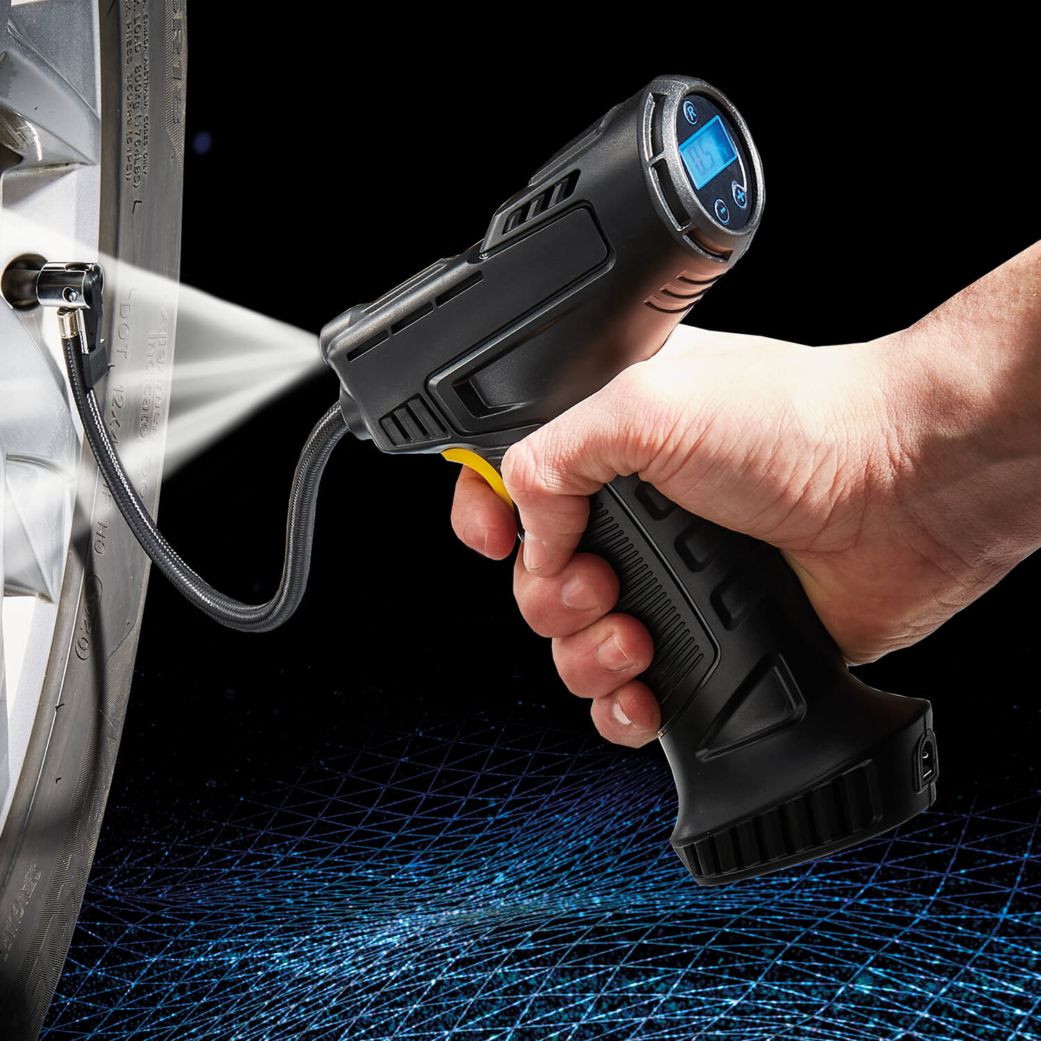 Image of 120W Rechargeable Tyre Inflator