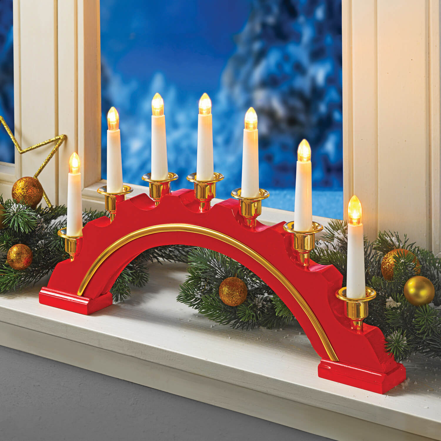 LED Candle Arch