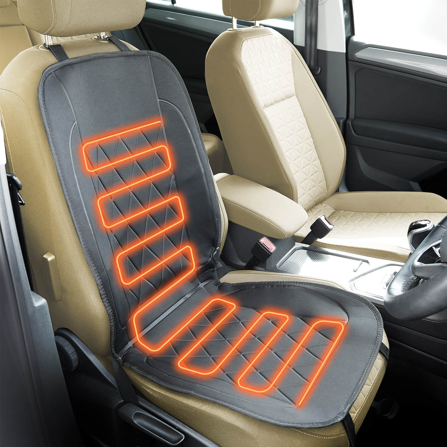 Image of Heated Car Seat Cover