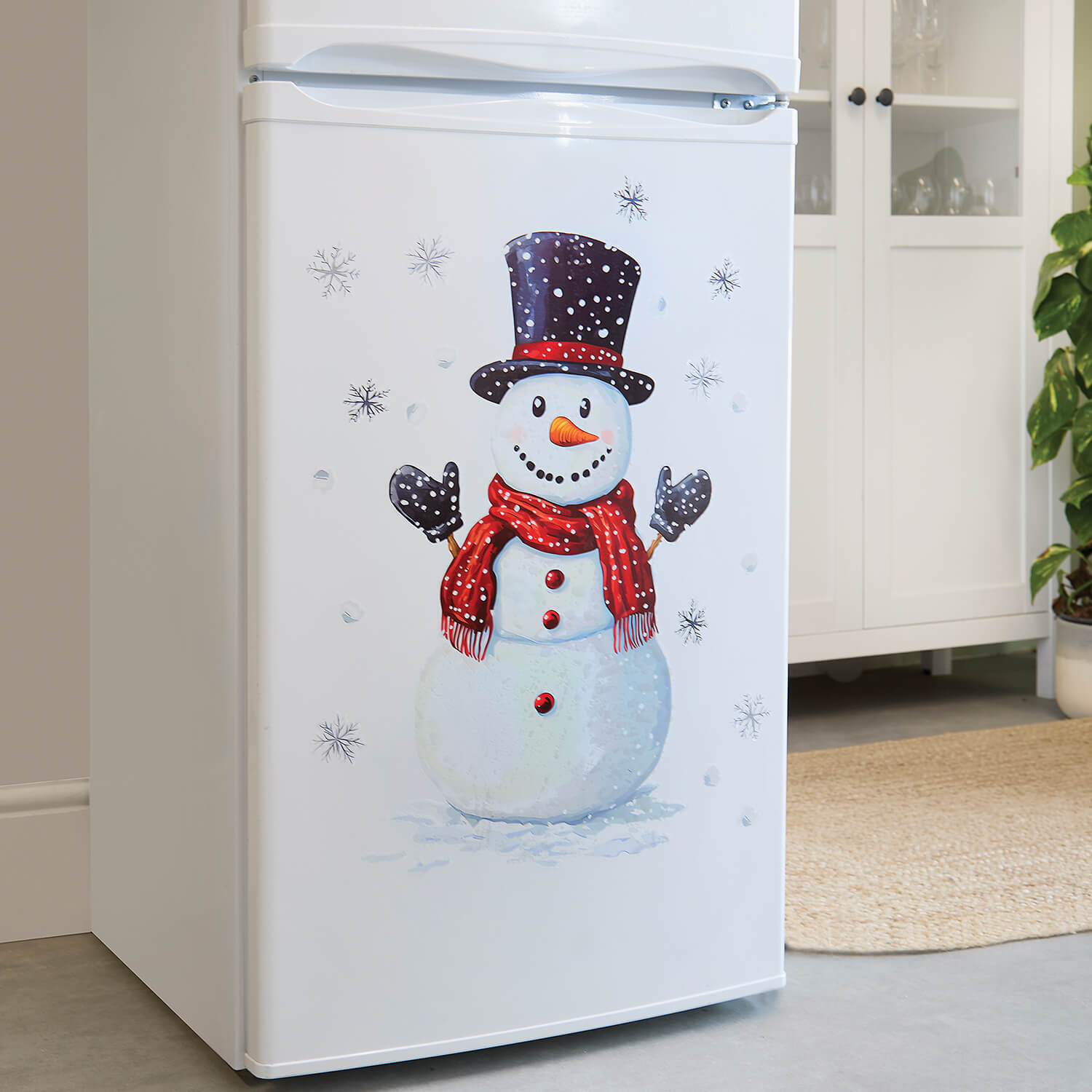 Image of Snowman Fridge Sticker