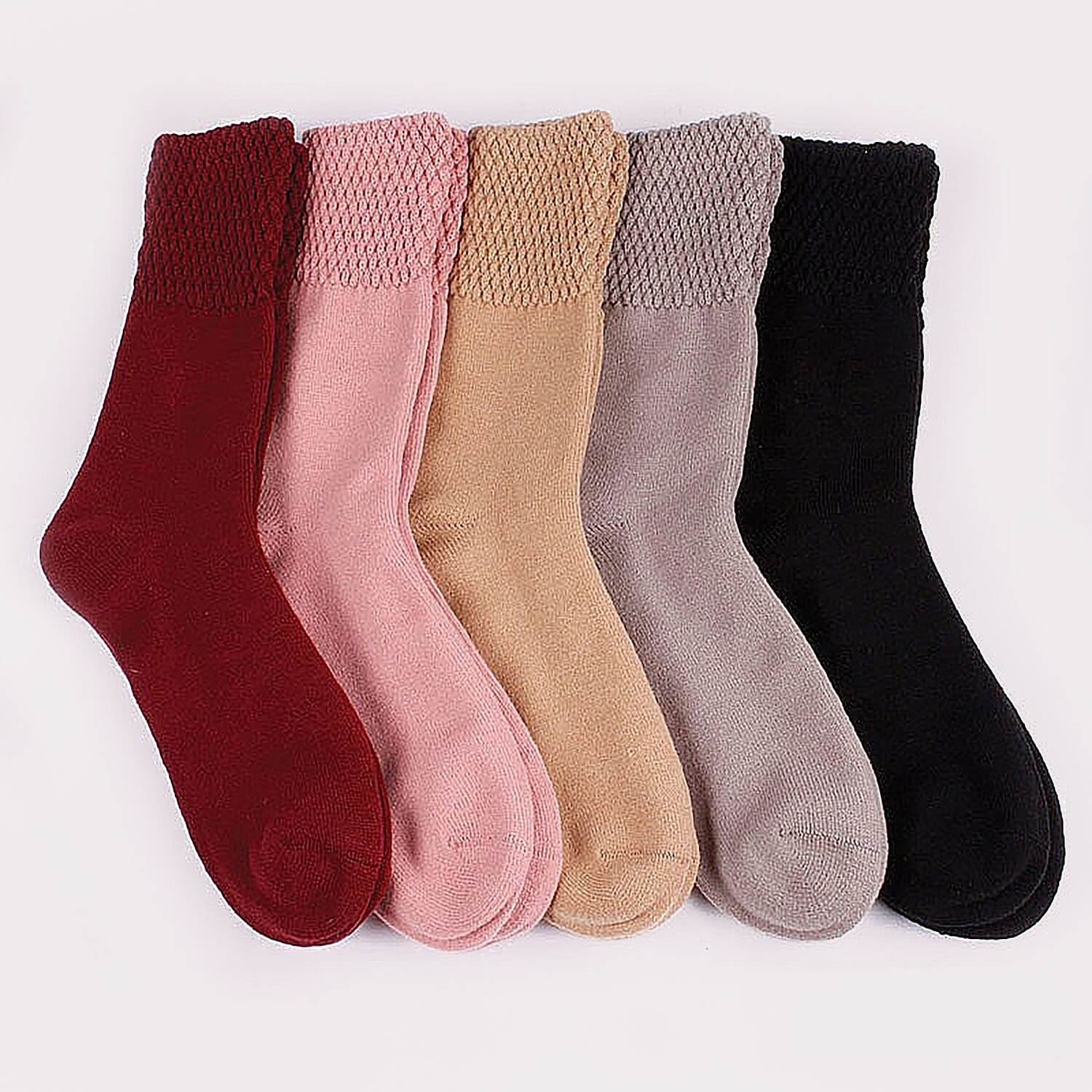 Double-Knit Thermal Socks. Designed to be worn all day.