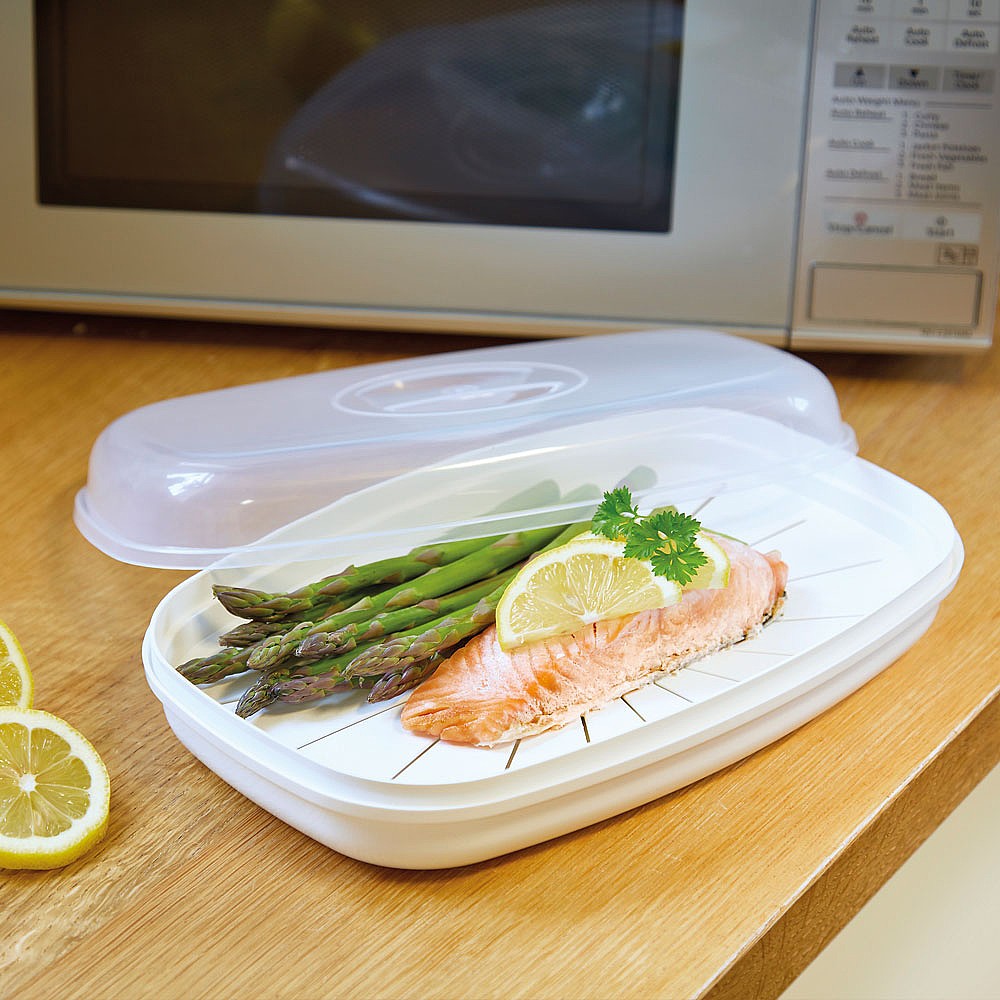 Microwave Fish Steamer Makes Preparing Food Easier 