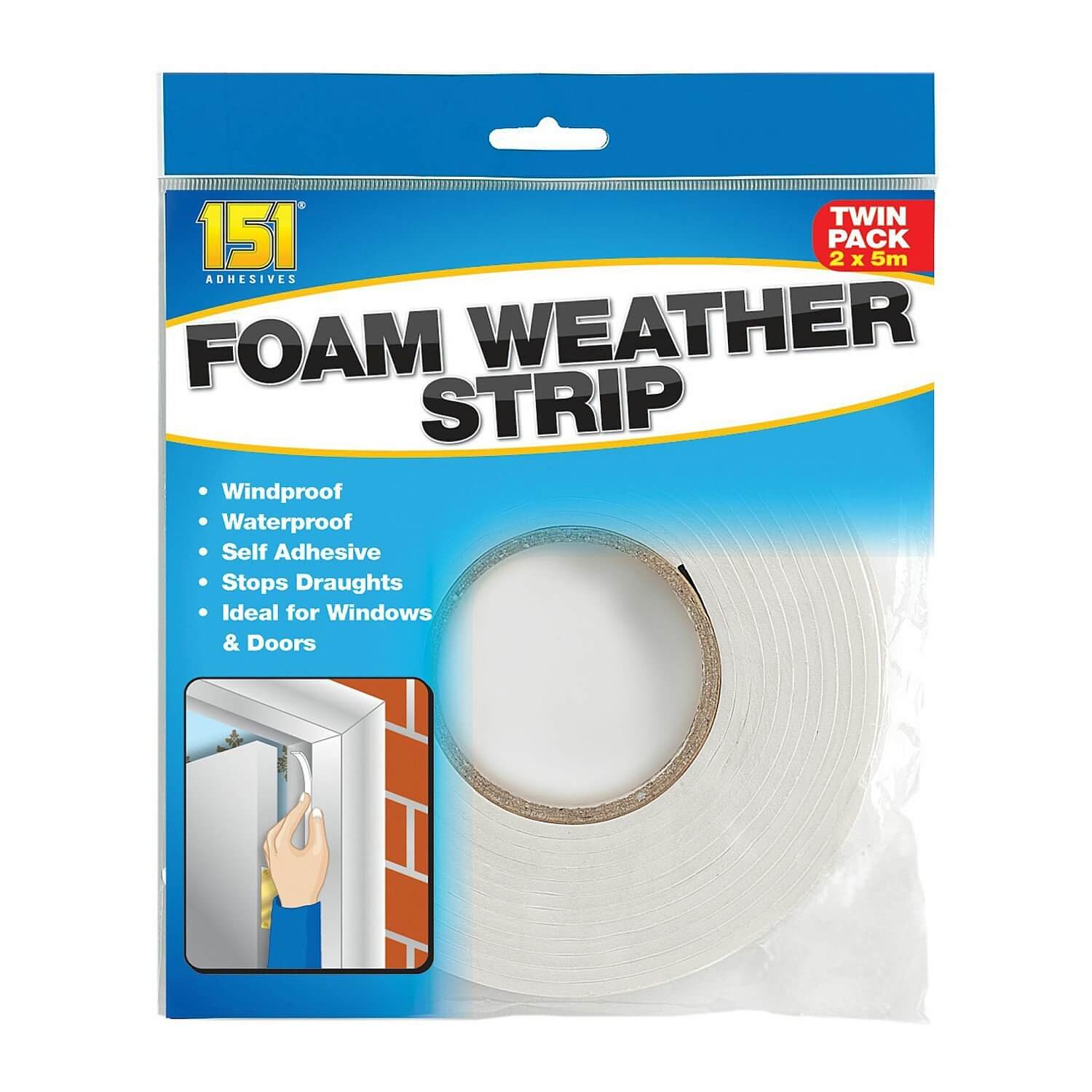 Image of 151 Foam Self-Adhesive Weather Strip 5M&hellip;