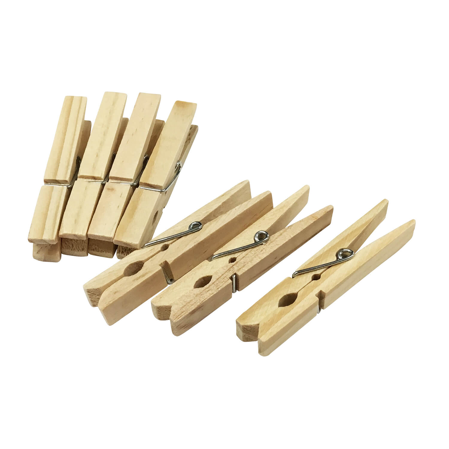 Image of Wood Spring Clothes Pegs Packet Of&hellip;
