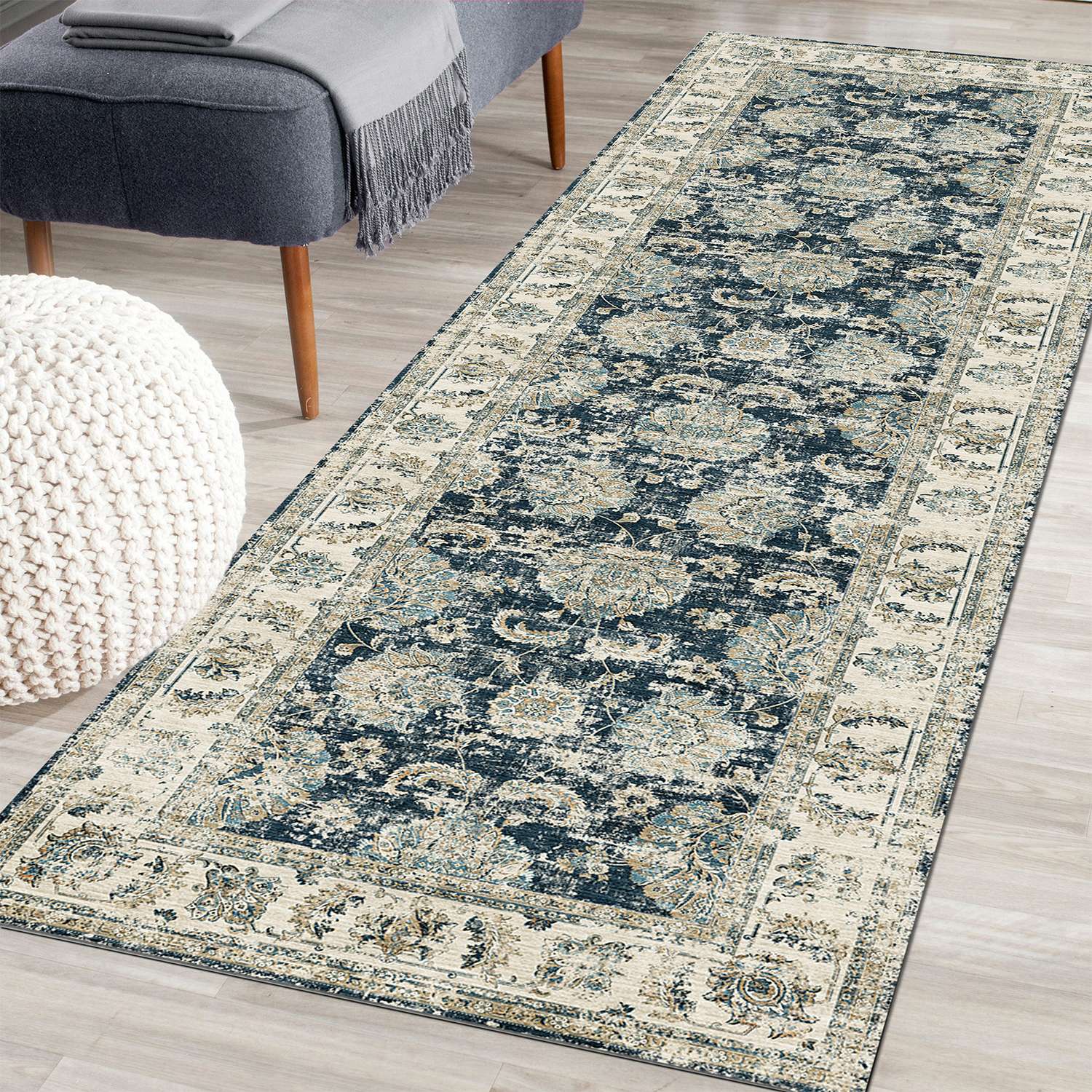 Coopers of Stortford Silk Road Runner Perla 180X60Cm