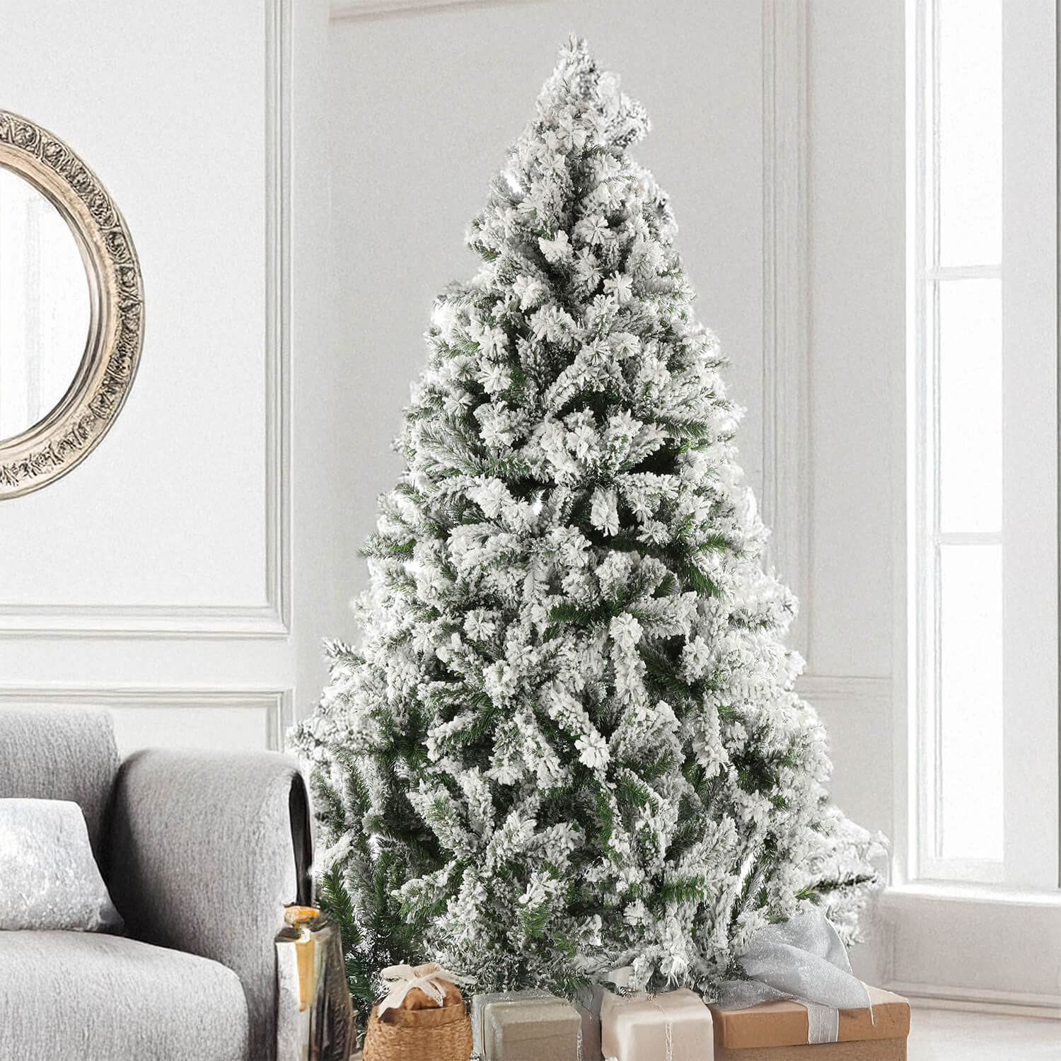 Snowy Mountain Pine Artificial Christmas Tree