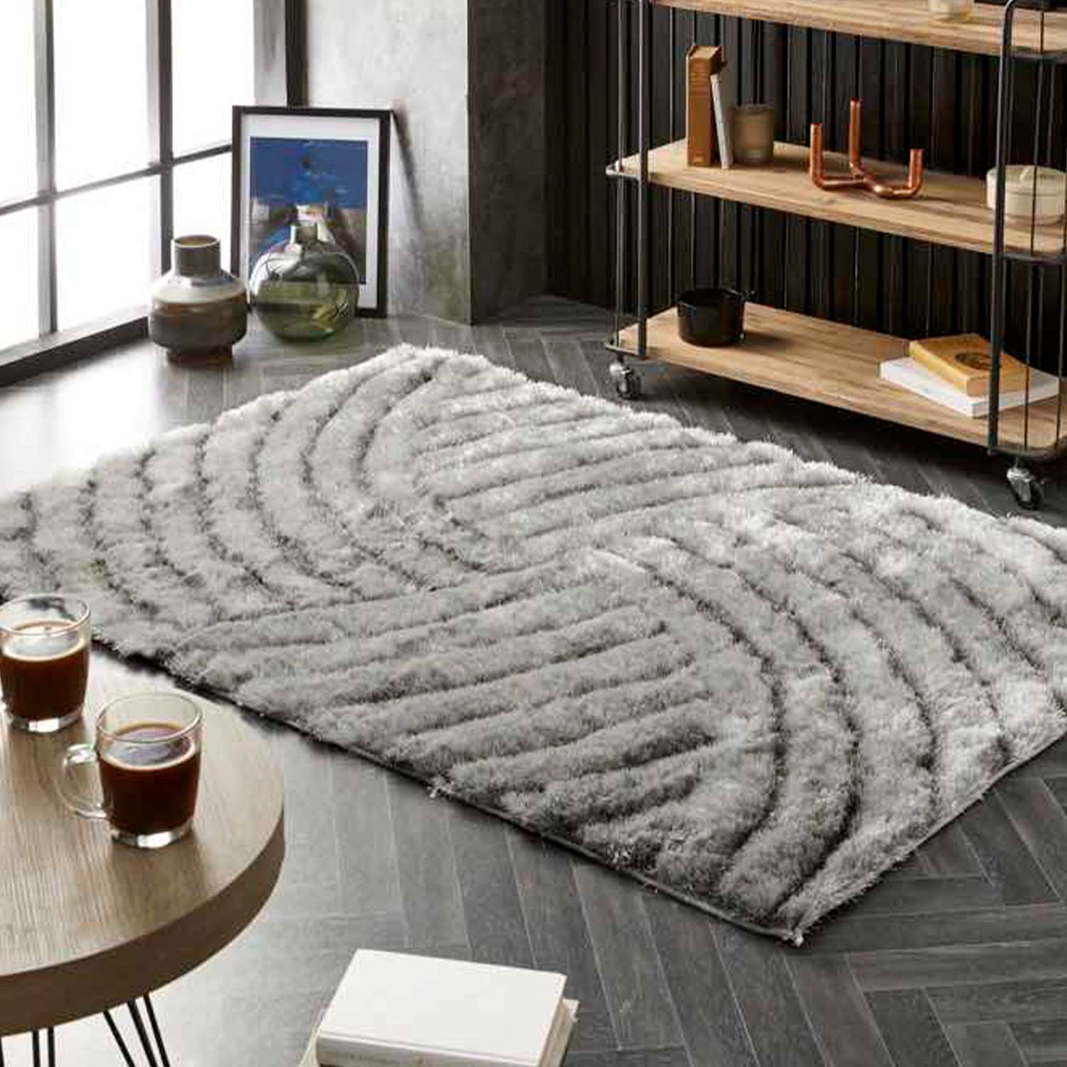 Coopers of Stortford 80X150 Dallas Silver Rug
