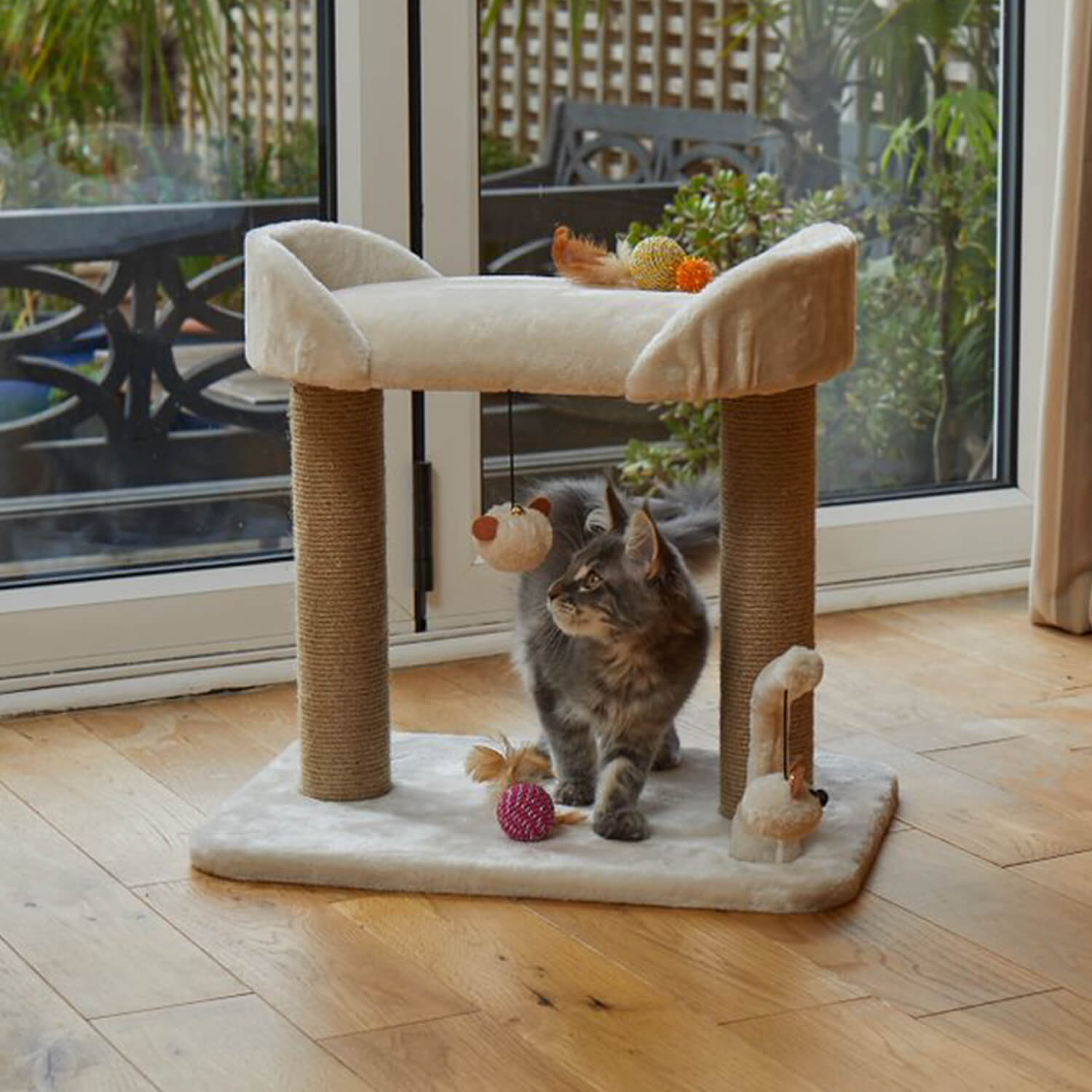Image of Deluxe 0.5M Dual Deck Scratch Post