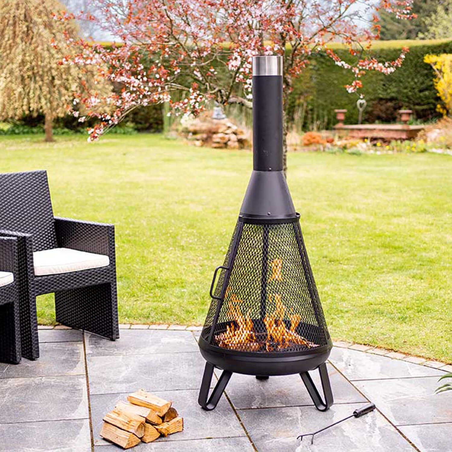 Grande Miami Chimenea