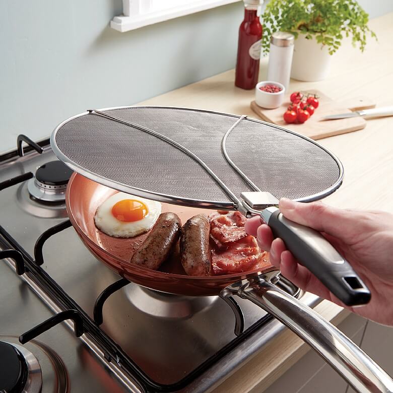 Splatter Guard for Frying Pan