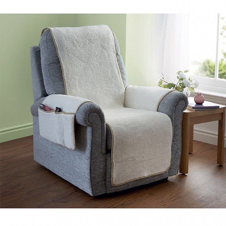Faux Sheepskin Chair Cover Extra, Reclining Chair Covers Uk