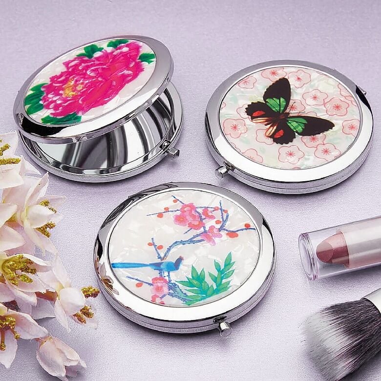 Set of 3 Decorative Handbag Mirrors