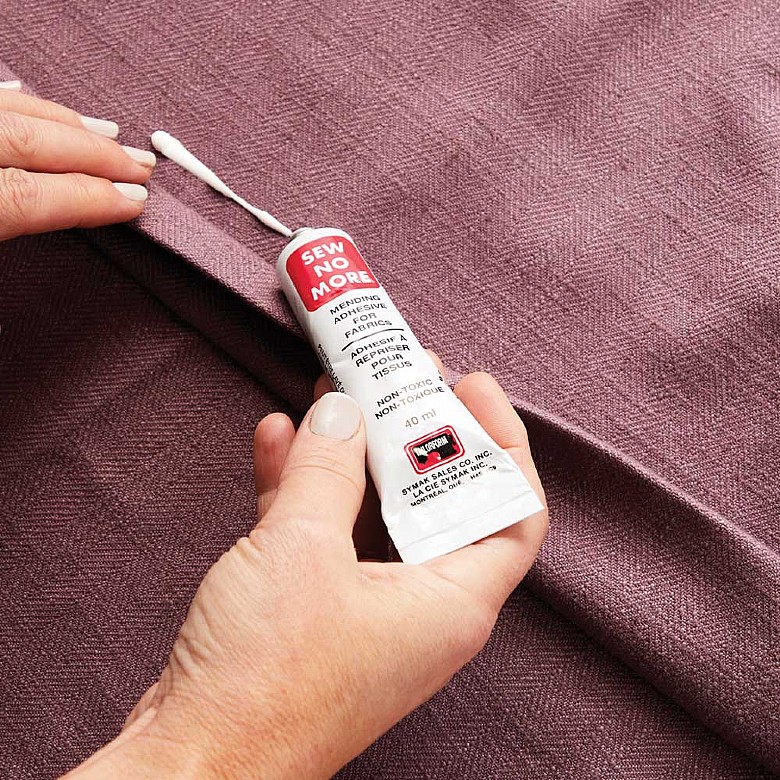 Sew No More! Permanent, invisible fabric glue, long-lasting!