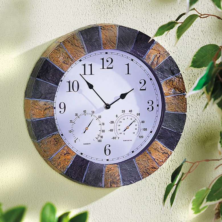 Garden Clock in SlateEffect