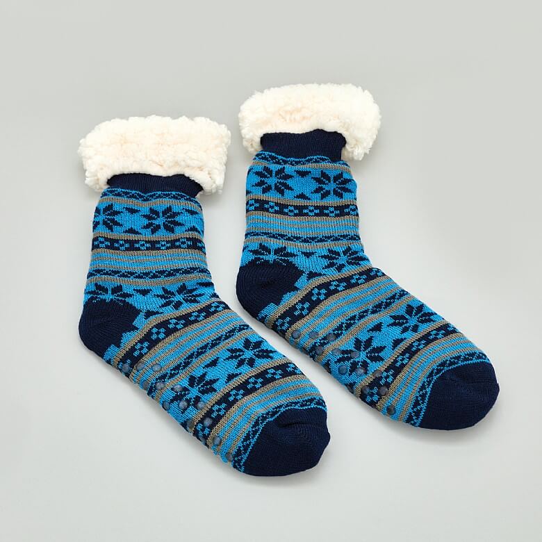 Wool Slippers. Men Wool Slippers. Hand Knitted Slipper Socks. - Etsy
