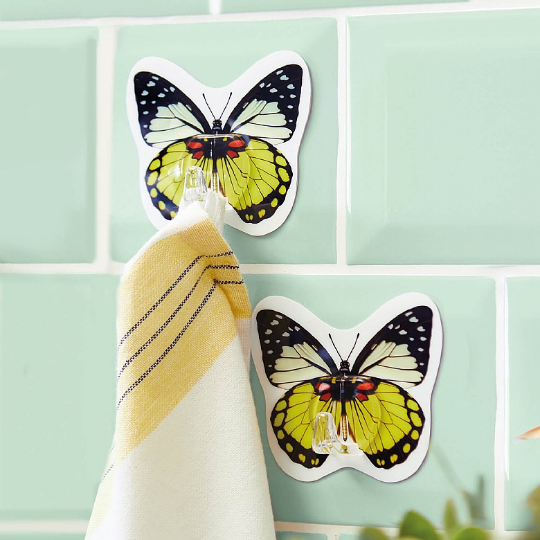 Bathroom Door Hooks Butterfly Pcs Butterfly Hooks, Decorative Self