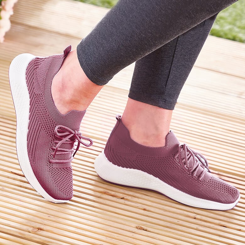 ladies slip on trainers