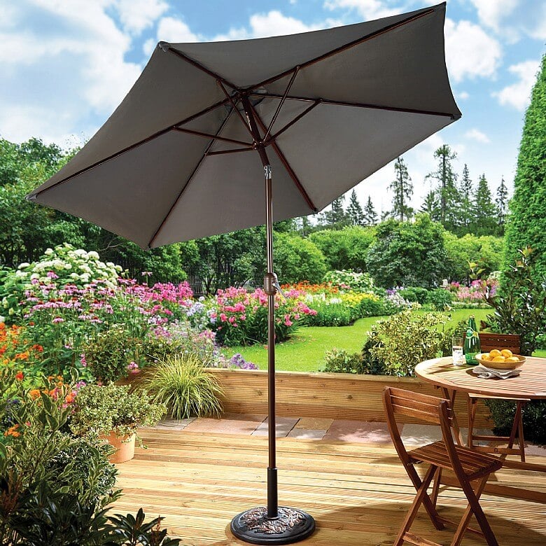 Tilting Parasol Grey
