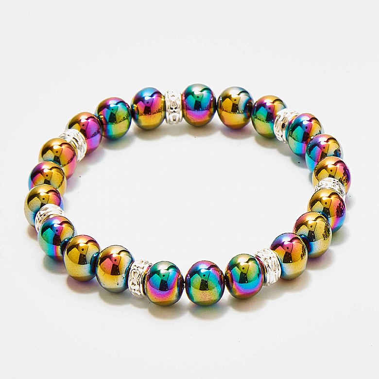 Bead Bracelet Hematite | Buy Online Hematite bracelet – AEORA ROCKS INDIA  -Healing Crystals superstore