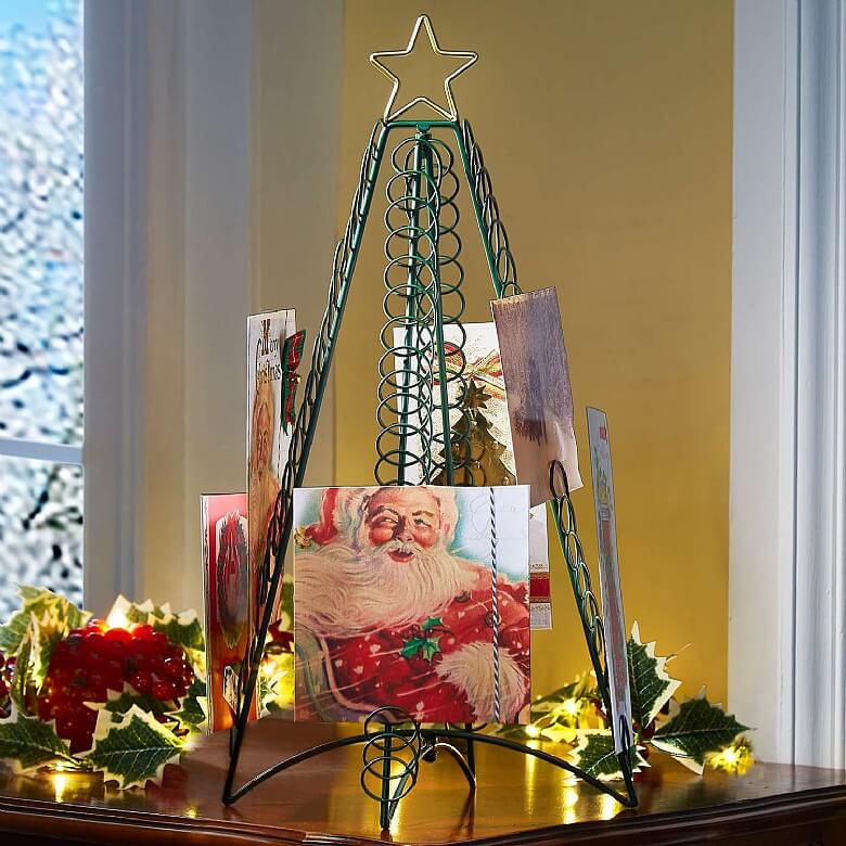 Folding Table Top Card Holder