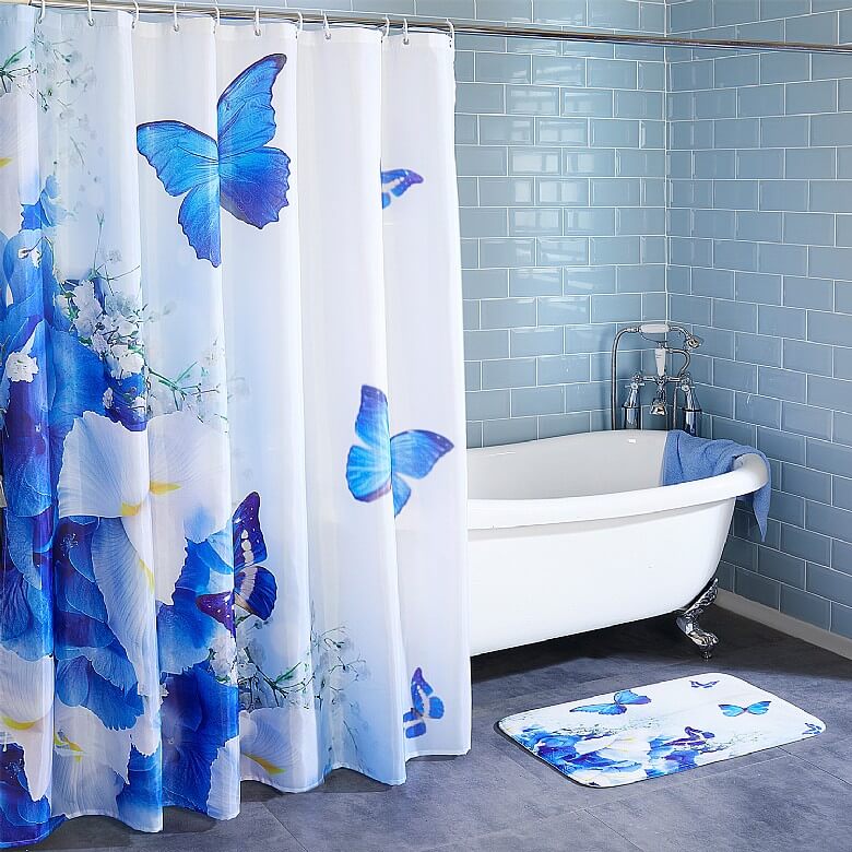 Bath shop curtain set
