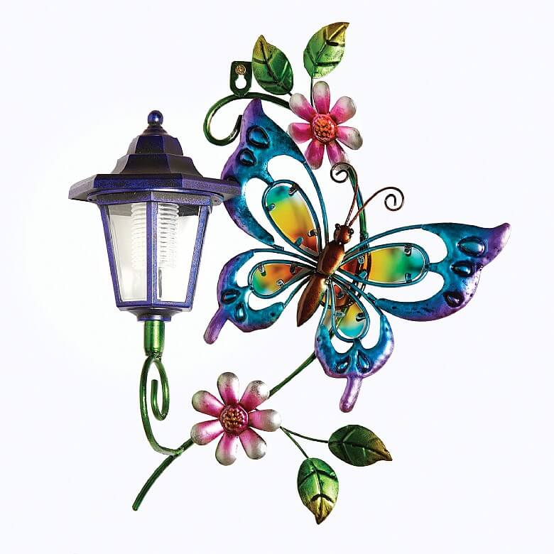 Solar light clearance wall plaque