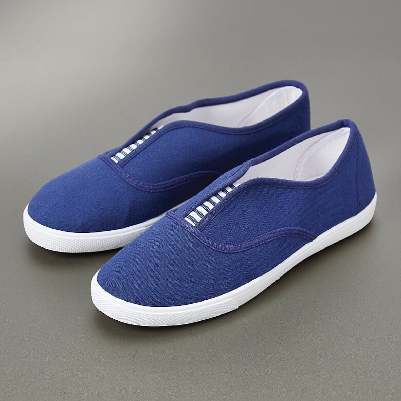 Secret Stretch Canvas Shoes Navy - Buy Both & Save £5