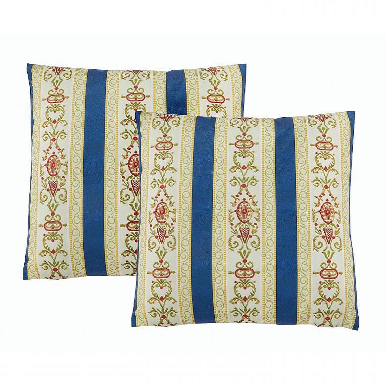 Pack of 2 Regency Stripe Cushion Covers Red Home Decor Accessories