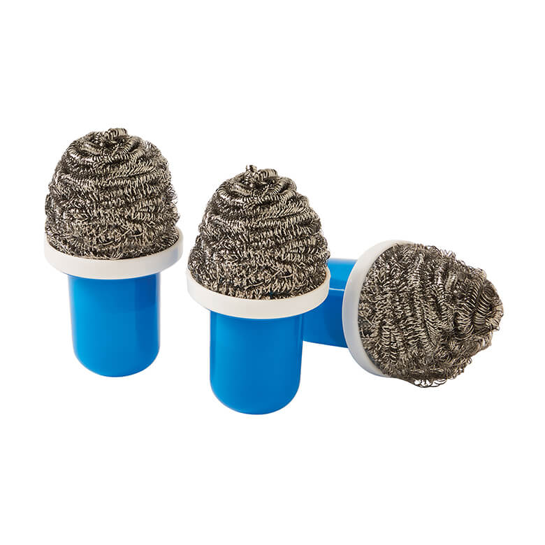 Set Of 3 Stainless Steel Wire Scrubbing Brush