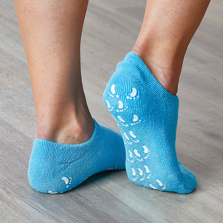 Comfort Gel Socks for Men and Women - Soft Spa Silicone Gel Infused Mo –  FOOTINSOLE.COM