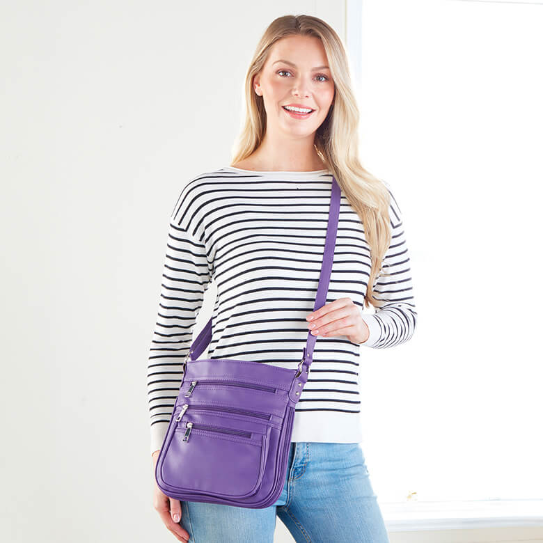 Purple Crossbody Bag Buy 1 Get 1 Free