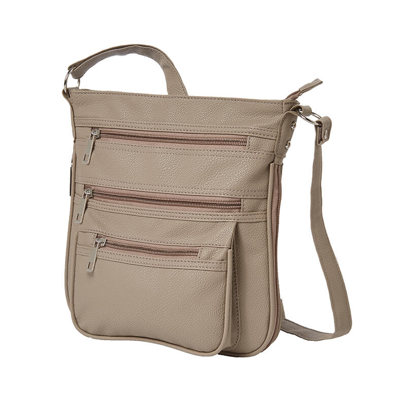 Taupe Grey Crossbody – THREESIXFIVE