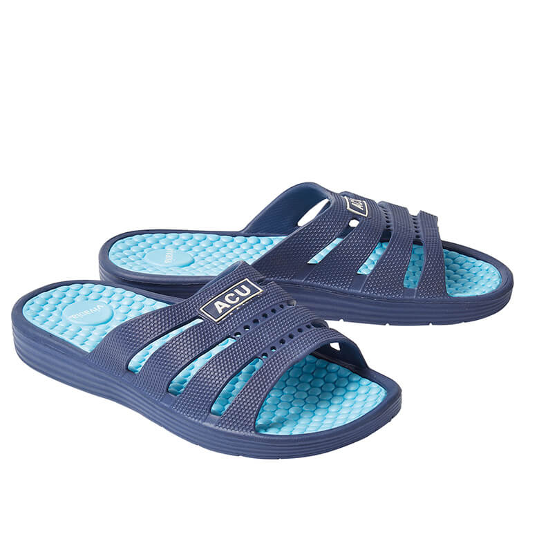 Women s Blue Massage Slippers