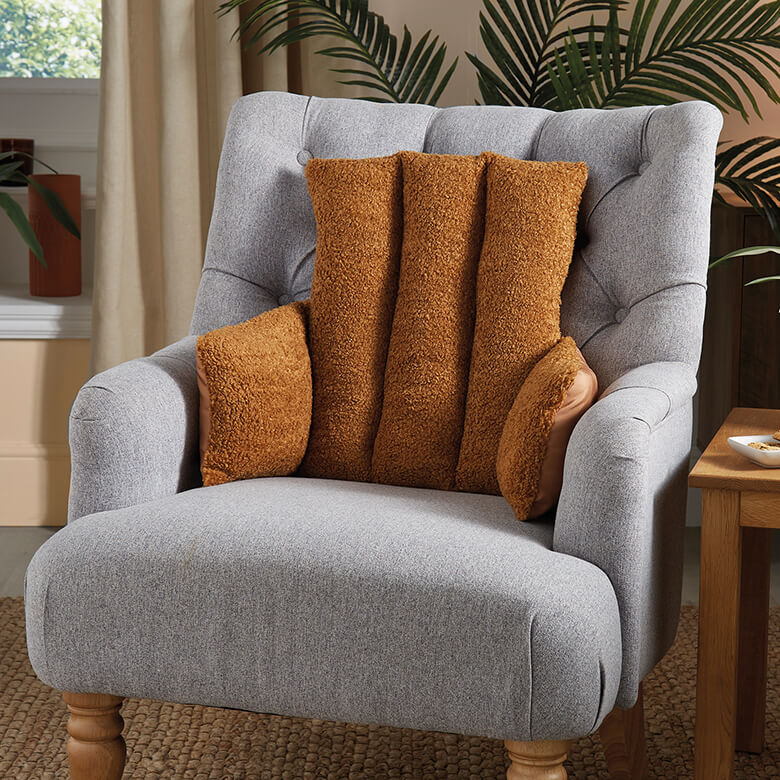 Armchair shaped pillows store